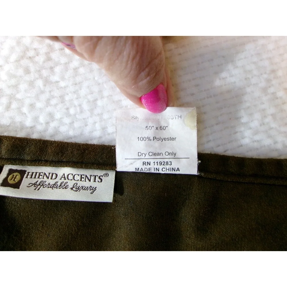 Hiend Accents Cow Print Throw‎ Blanket Brown White Western Farmhouse 50x60
